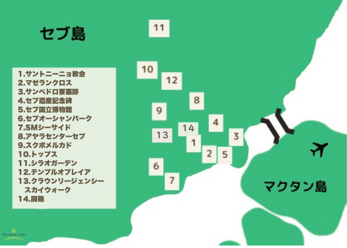 セブシティマップ