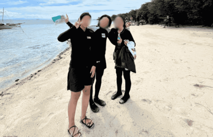 ビーチにいる女性たち