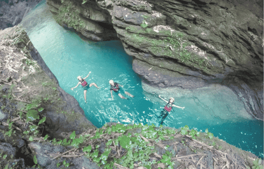 カワサン滝・キャニオニング