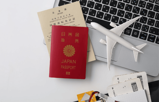 パスポートと搭乗券