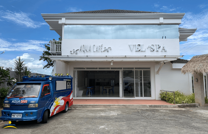 アクアカフェ入口