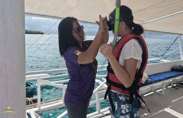 ガイドがお客さんをアシスト