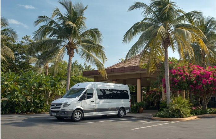 ホテルの送迎車両