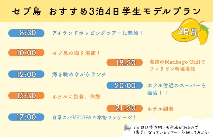 モデルプランスケジュール