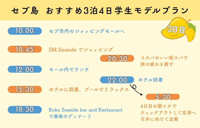 モデルプランスケジュール