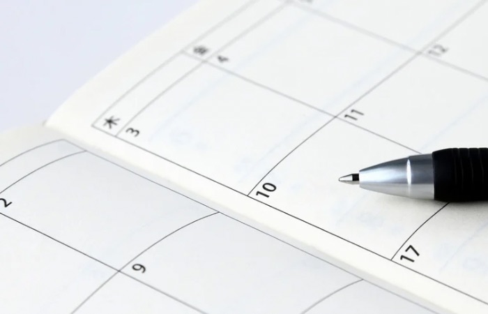 スケジュール帳