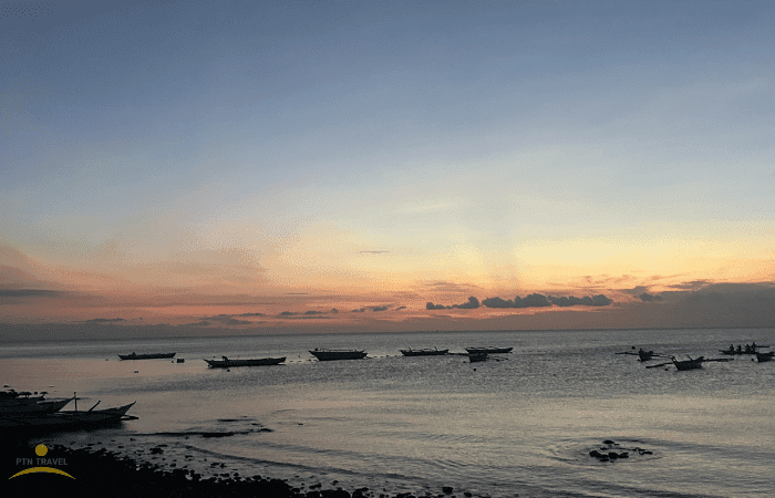 オスロブの早朝写真