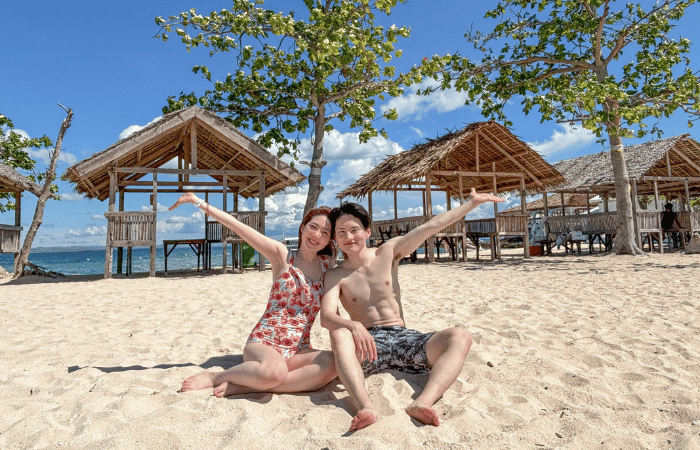 パンダノン島で楽しく過ごしているひちたちの写真