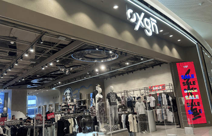 OXYGN店舗の外観
