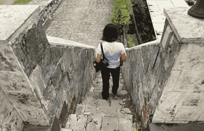 サンペドロ要塞　階段