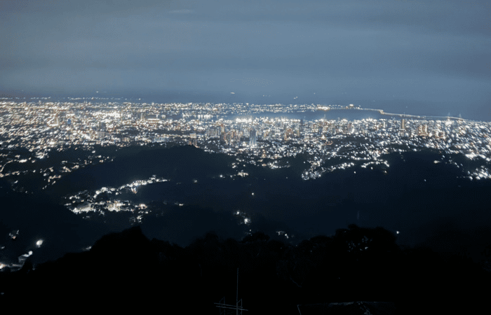 トップス展望台　夜景